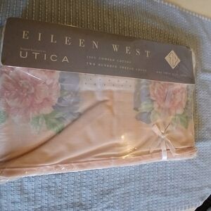 Eileen West Camellia Twin Flat Sheet